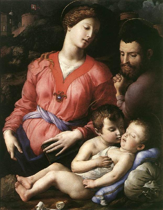 BRONZINO, Agnolo Holy Family  g Germany oil painting art